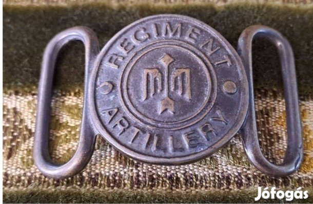 Tüzér övcsat 1914-1945