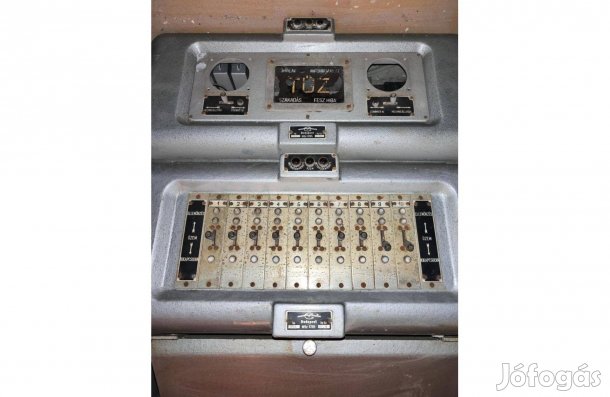 Tűzjelző berendezés, Gamma művek gyártotta, ipari nagy kezelő egység,