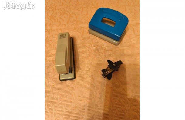 Tűzőgép lyukasztó kapocskiszedő