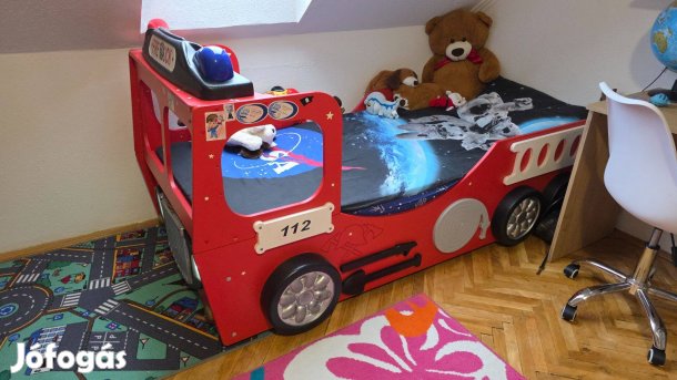 Tűzoltós gyerekágy / ifjúsági ágy