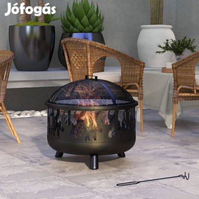 Tűzrakó tál és grillsülő