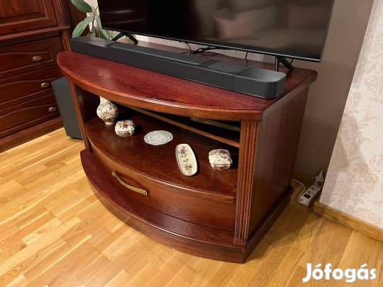 Tv állvány, tv szekrény tömör fa gyönyörű