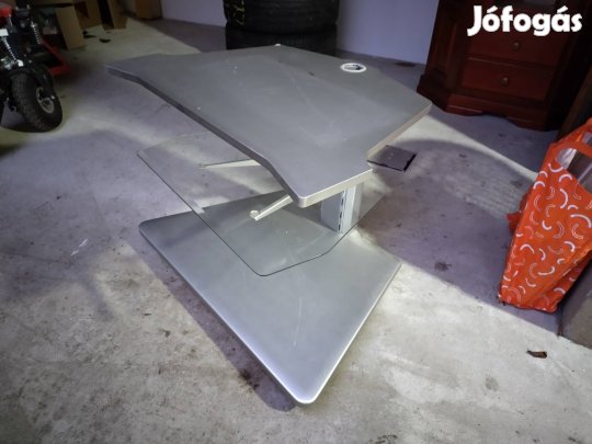 Tv állvány ezüst színű