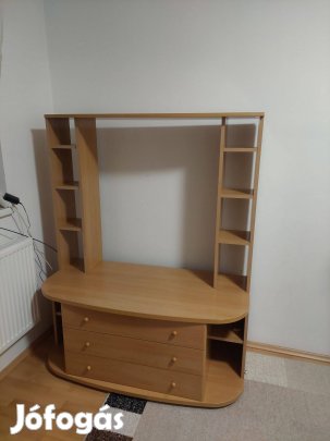 Tv állvány polccal