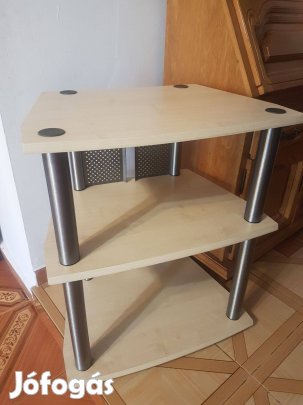 Tv asztal televízió asztal polc hifi tartó