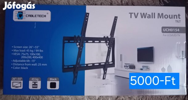 Tv tartó falikonzol  (Új)