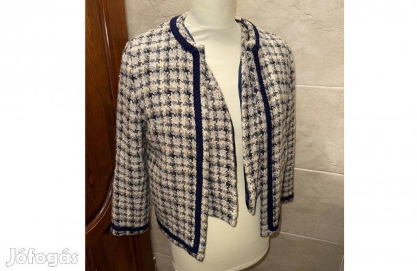 Tweed-stílusú mellény-blézer szett, S-M