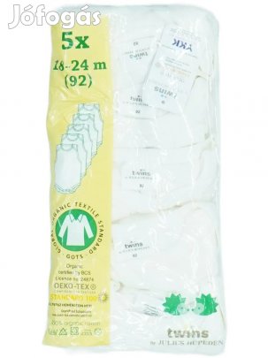 Twins by Julius Hüpeden Új (címkés) Uniszex (gyerek) Csomag - Body (Mé