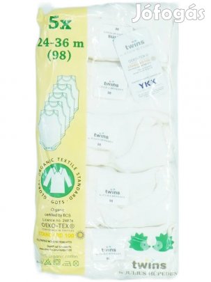 Twins by Julius Hüpeden Új (címkés) Uniszex (gyerek) Csomag - Body (Mé