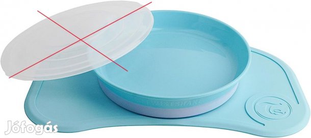 Twistshake Mini tapadókorongos tányér, OUTLET termék