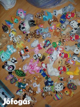 Ty és egyéb mekis és más plüss karakter 12-17 cm