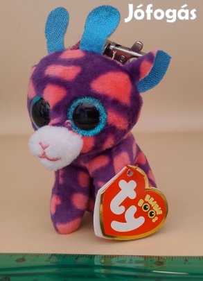 Ty plüss zsiráf kulcstartó