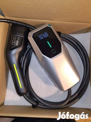 Type 2 EVSE elektromos autó töltő, töltőkábel 4 méter 230v teljesen új