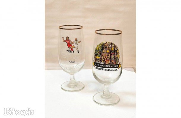 U16 Foci EB 1990 Söröspohár, Tombach D., talpas pohár