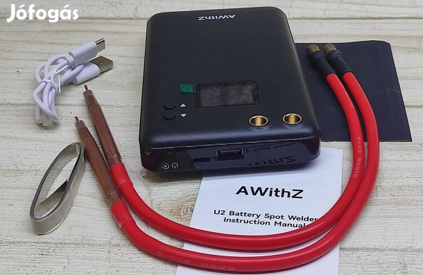 U2 650A 2.73KW Hordozható asztali ponthegesztő, 80 fokozat led kijelző