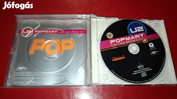 U2 Popmart Live from Mexico City dupla VCD Hong Kong
