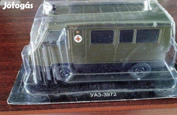 UAZ 3972 "Katonai-Mentö" kisauto modell 1/43 Eladó