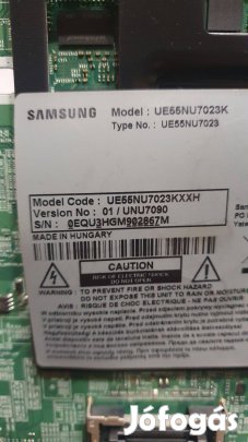 UE55NU7023K 4K Smart LED tv panelek alkatrésznek UE55NU7023