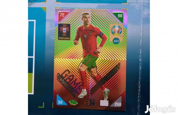 UEFA Euro 2020 kick off Adrenalyn Ronaldo Nordic Edition kártya