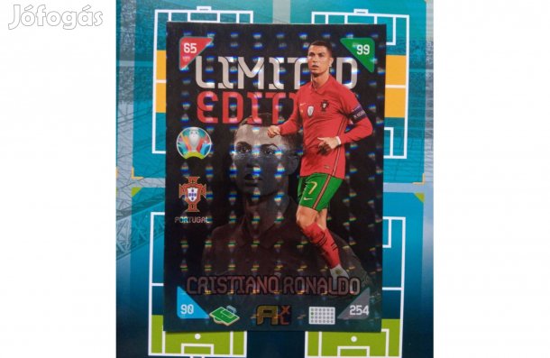 UEFA Euro 2021 kick off Cristiano Ronaldo XXL Limited kártya