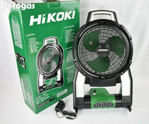 UF18Dsall0Z Hikoki akkus ventilátor 18V Li-ion automata elfordulás Bas