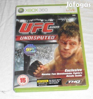 UFC Undisputed 2009 (Ketrecharc) Gyári Xbox 360 Játék akár féláron