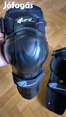 UFO Mokaite fekete motoros térdvédők - Páros, kitűnő állapot!