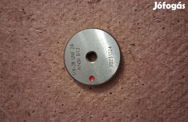 UNF 1/4"-28 No Go kaliber eladó