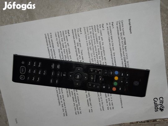 UPC RC2094501/B Mediabox gyári távirányító működő