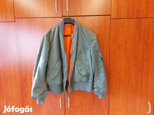 USAF MA-1 Flight Jacket (zöld), használt, XL méret