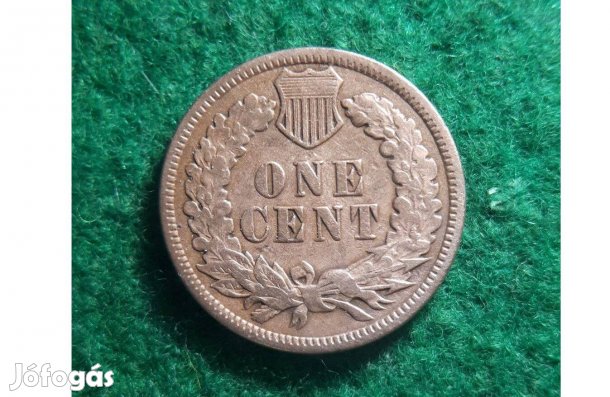 USA Indiánfejes 1 CENT 1893