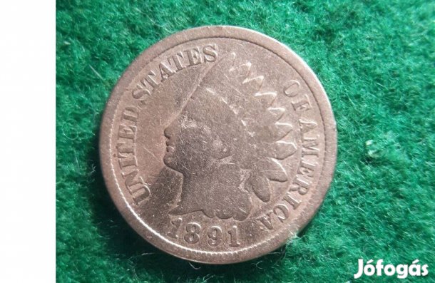 USA Indiánfejes ' CENT1891