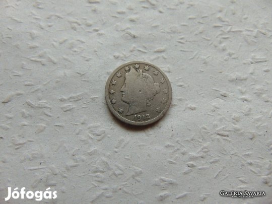 USA nikkel 5 cent 1912 Kép szerinti állapotban