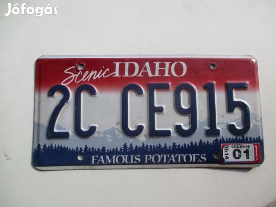 USA rendszám Idaho államból