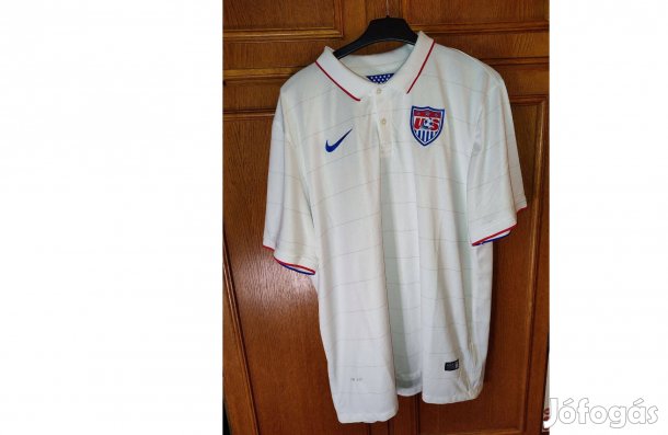 USA válogatott fehér eredeti Nike 2014-es mez (2XL)
