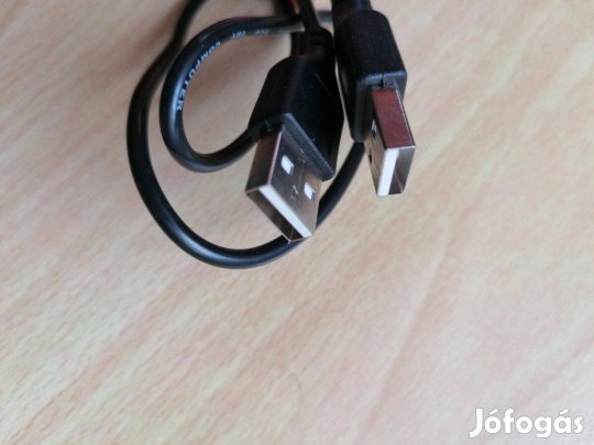 USB 2.0 A-A (apa-apa) összekötő kábel, kb 50 cm