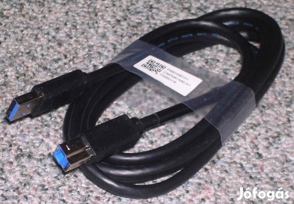 USB 3 A-B adatkábel. 1,8 méter