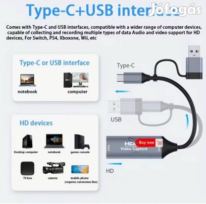 USB-C+USB-A HDMI Converter