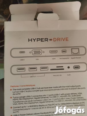 USB-C dokkolóállomás Hyper Driver eladó 