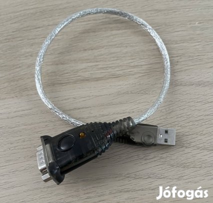 USB RS232 jel illesztő kábel