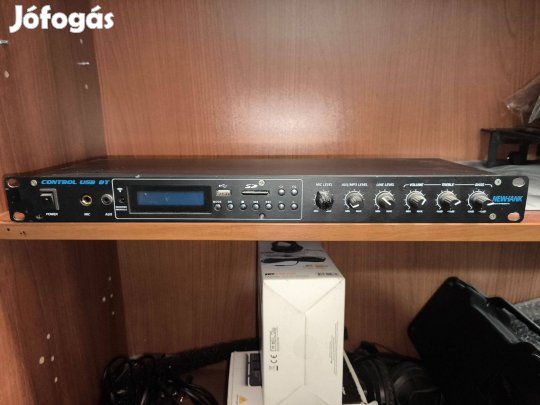 USB/SD 19" lejátszó, Bluetooth, 3 csatornás keverő