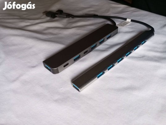 USB elosztó USB 3.0 gyors USB-C kétféle