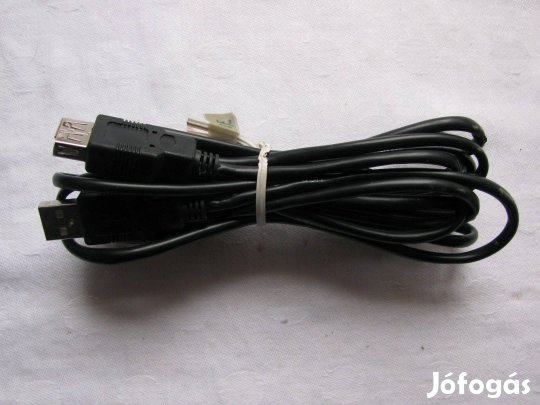 USB toldókábel , apa- anya csatlakozóval végein