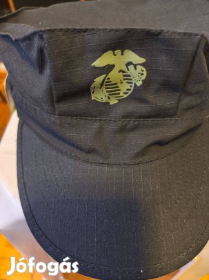 USMC fekete tengerészgyalogos sapka