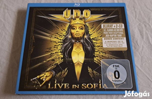 U.D.O. - Live in Sofia - Blu - Ray + 2 CD
