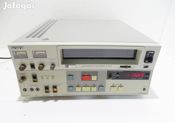 U-Matic VO-7630 Videocassette Recorder videó kazetta lejátszó felvevő