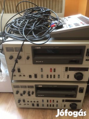 U-Matic editáló komplet szet kiválló állapotú