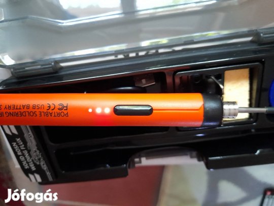 Ú, forrasztó készlet, hőálló munkalappal.