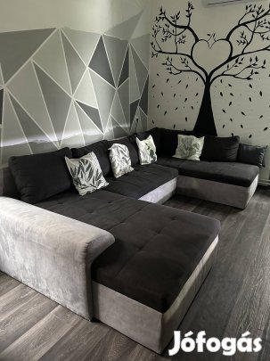 U alakú kihúzható kanapé