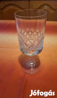 Üdítős csiszolt talpas pohár (1,5 dl) 6 db